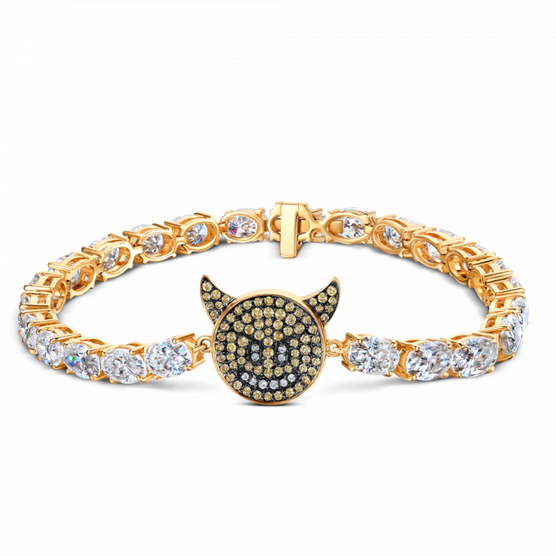 Теннисный браслет Emoji