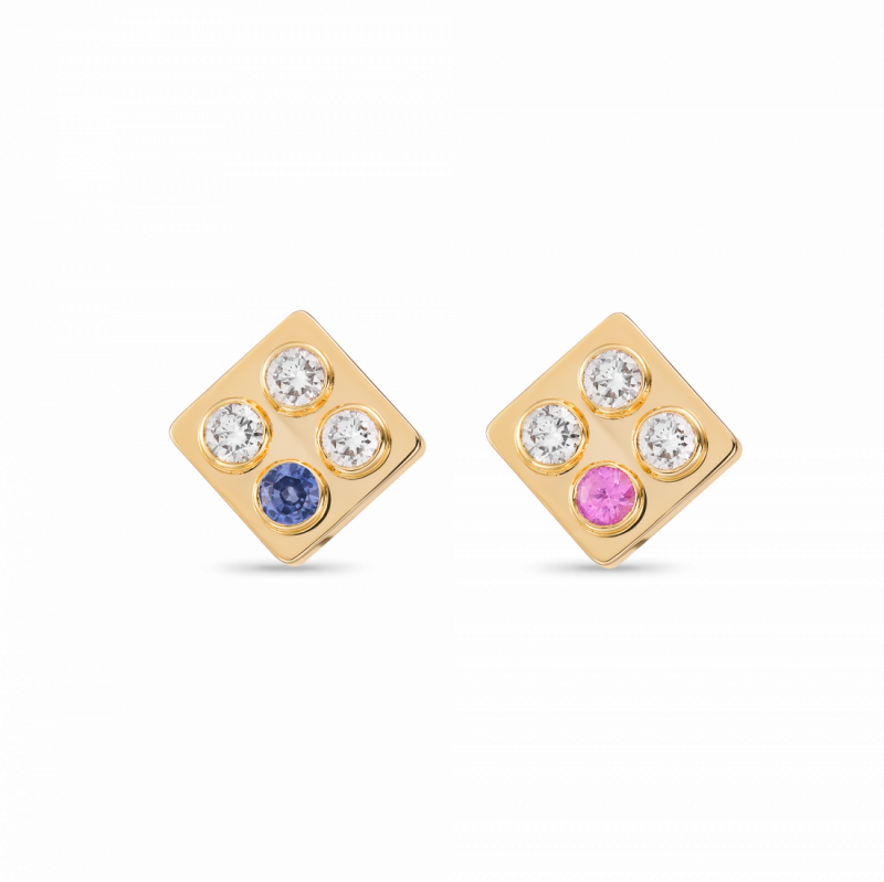 Серьги-пусеты Lego