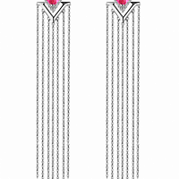 Серьги Rain LONG