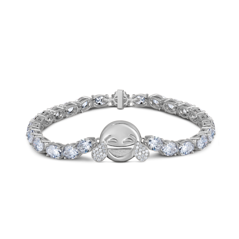 Теннисный браслет Emoji