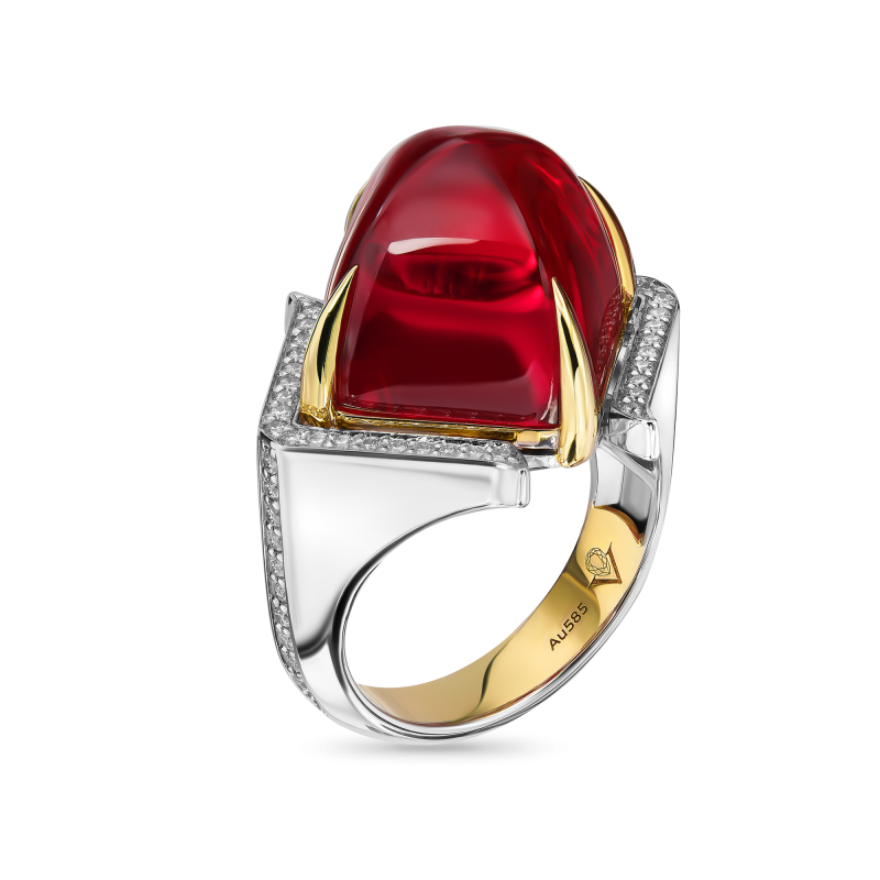 Кольцо ROCKS на мизинец