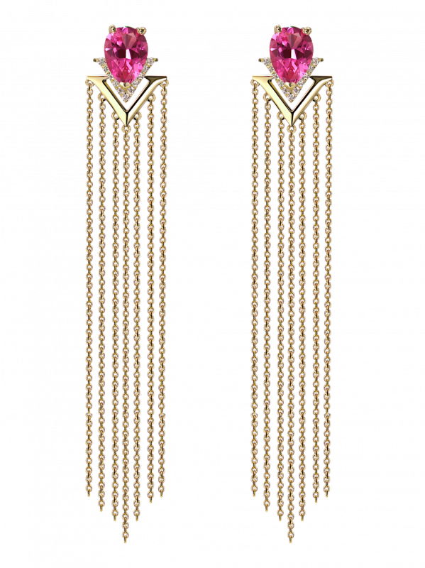 Серьги Rain LONG