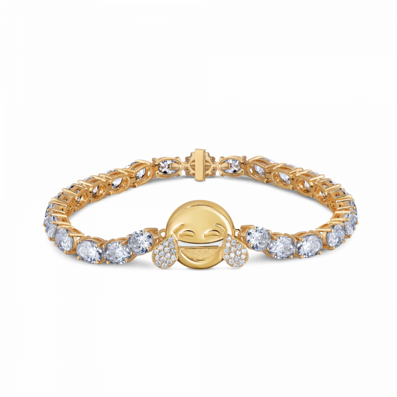 Теннисный браслет Emoji